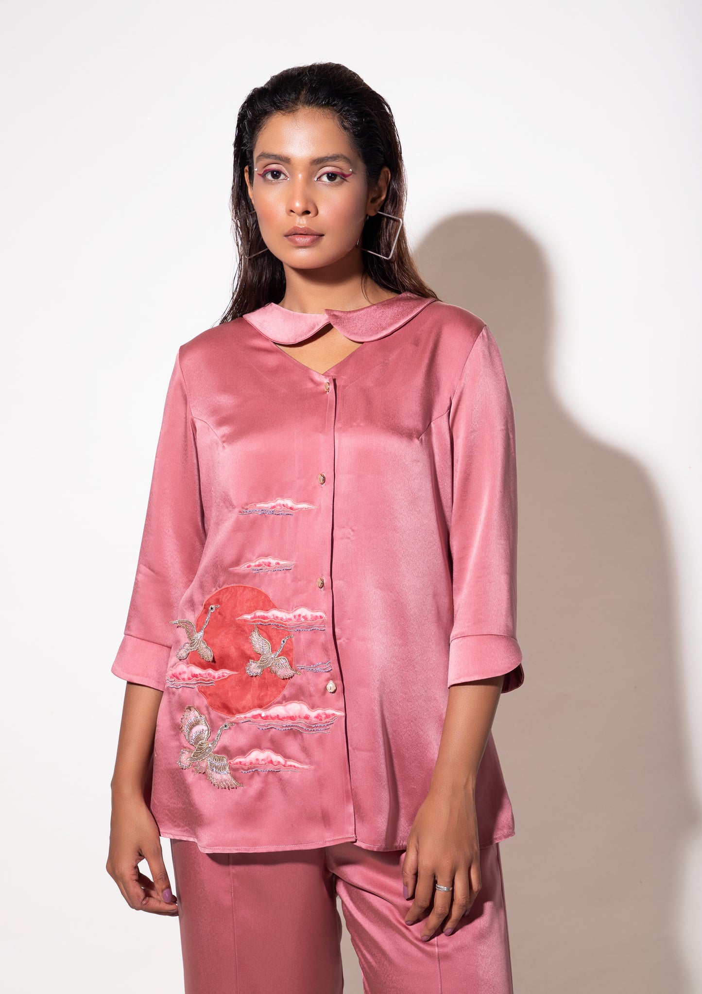 Dusk Embroidered Co-ord Set - Arimi - House Of Design