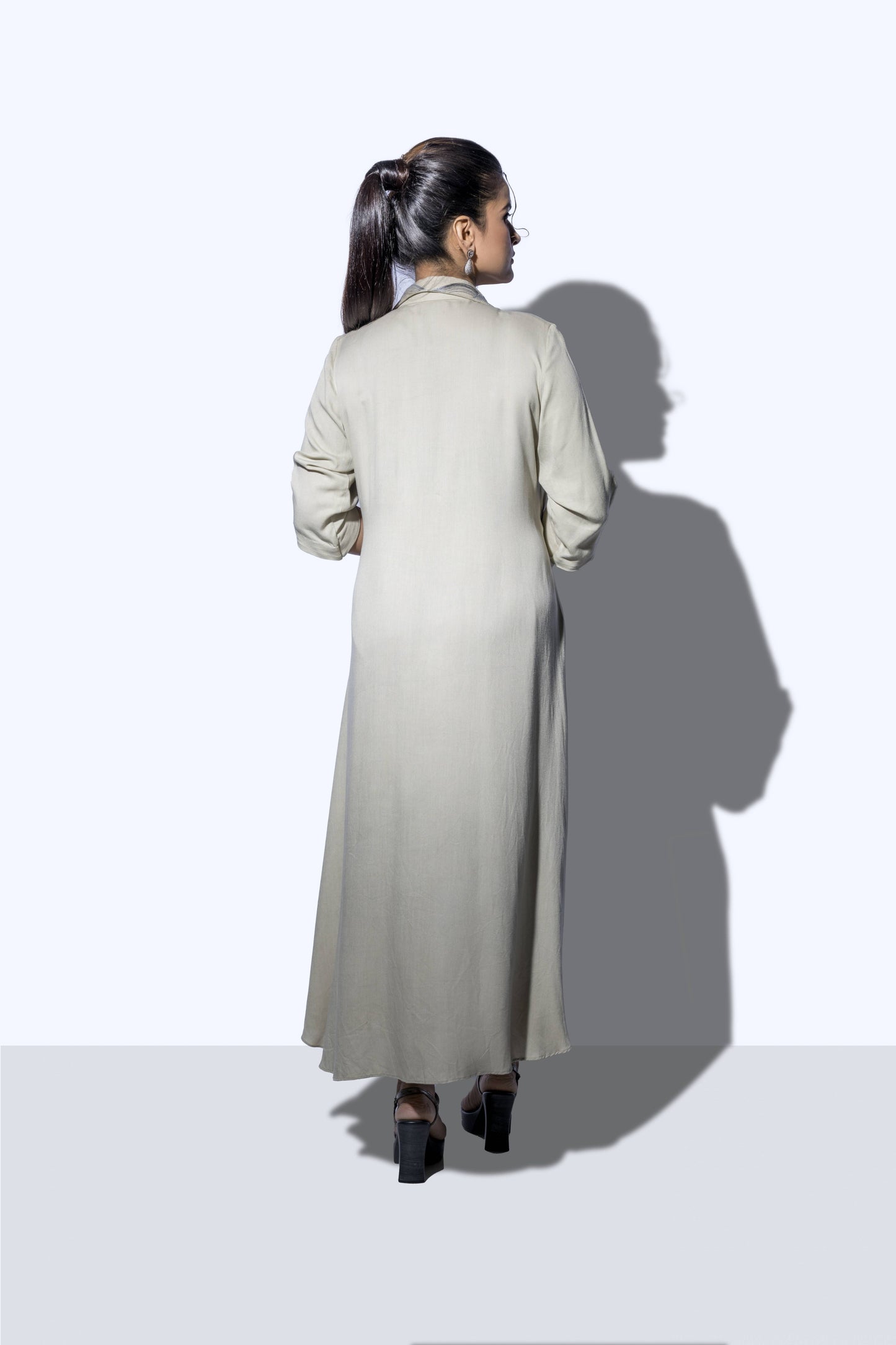 High Low Waist gather dress - Arimi - House Of Design