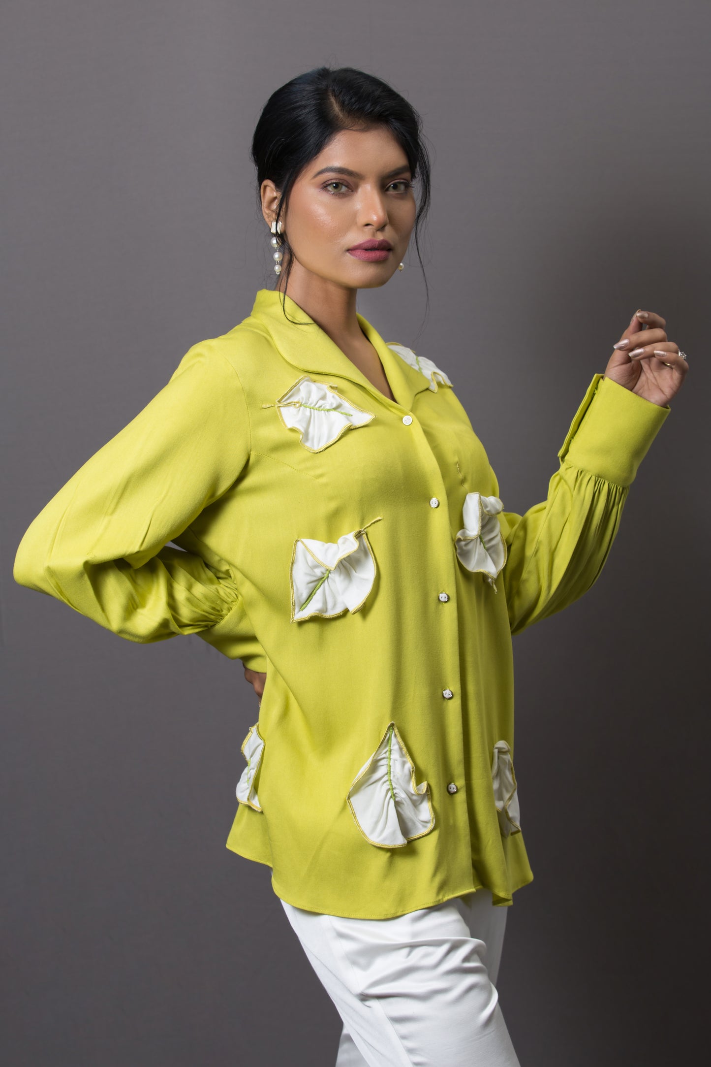 3D leaf shirt - Arimi - House Of Design