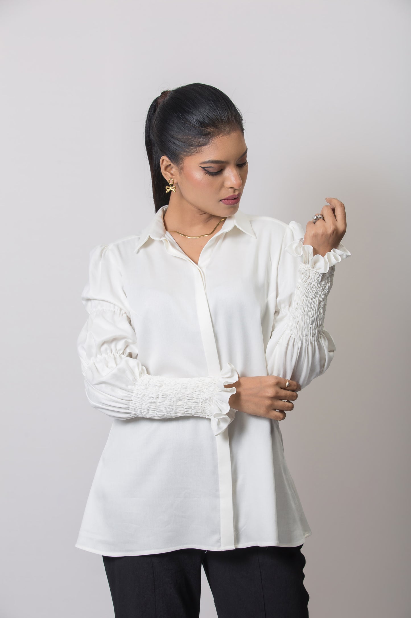 Victorian Puff Sleeve Shirt - Arimi - House Of Design
