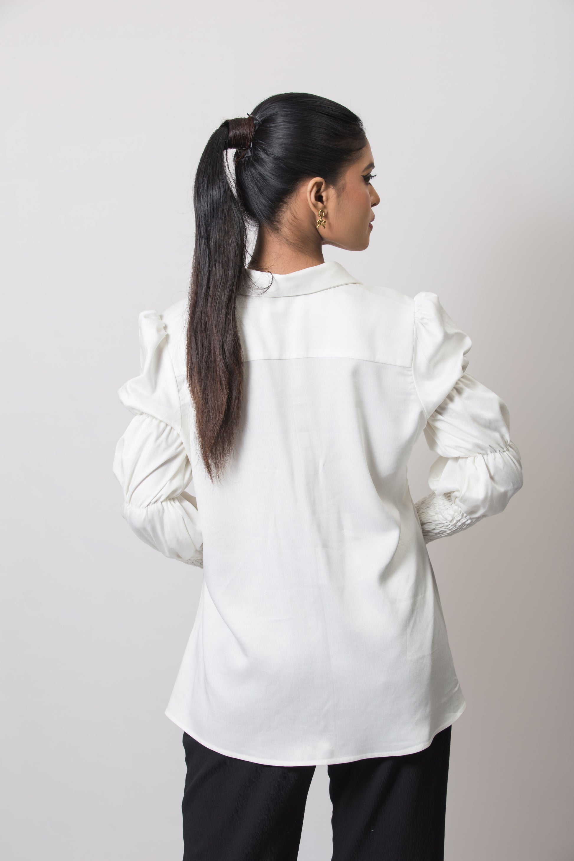 Victorian Puff Sleeve Shirt - Arimi - House Of Design