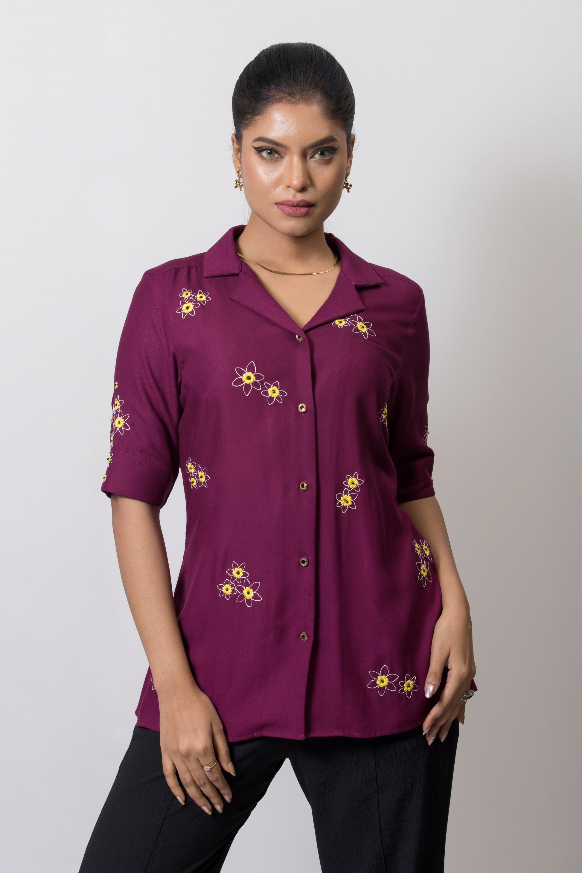 Floral Bloom Shirt - Arimi - House Of Design