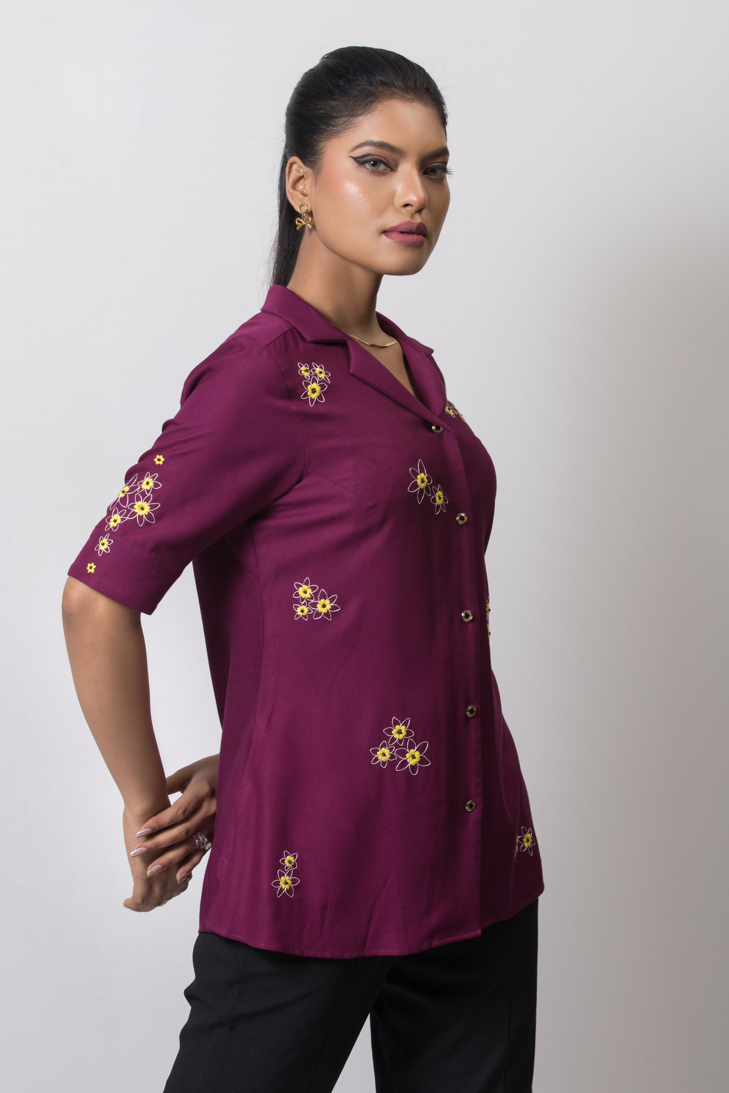 Floral Bloom Shirt - Arimi - House Of Design