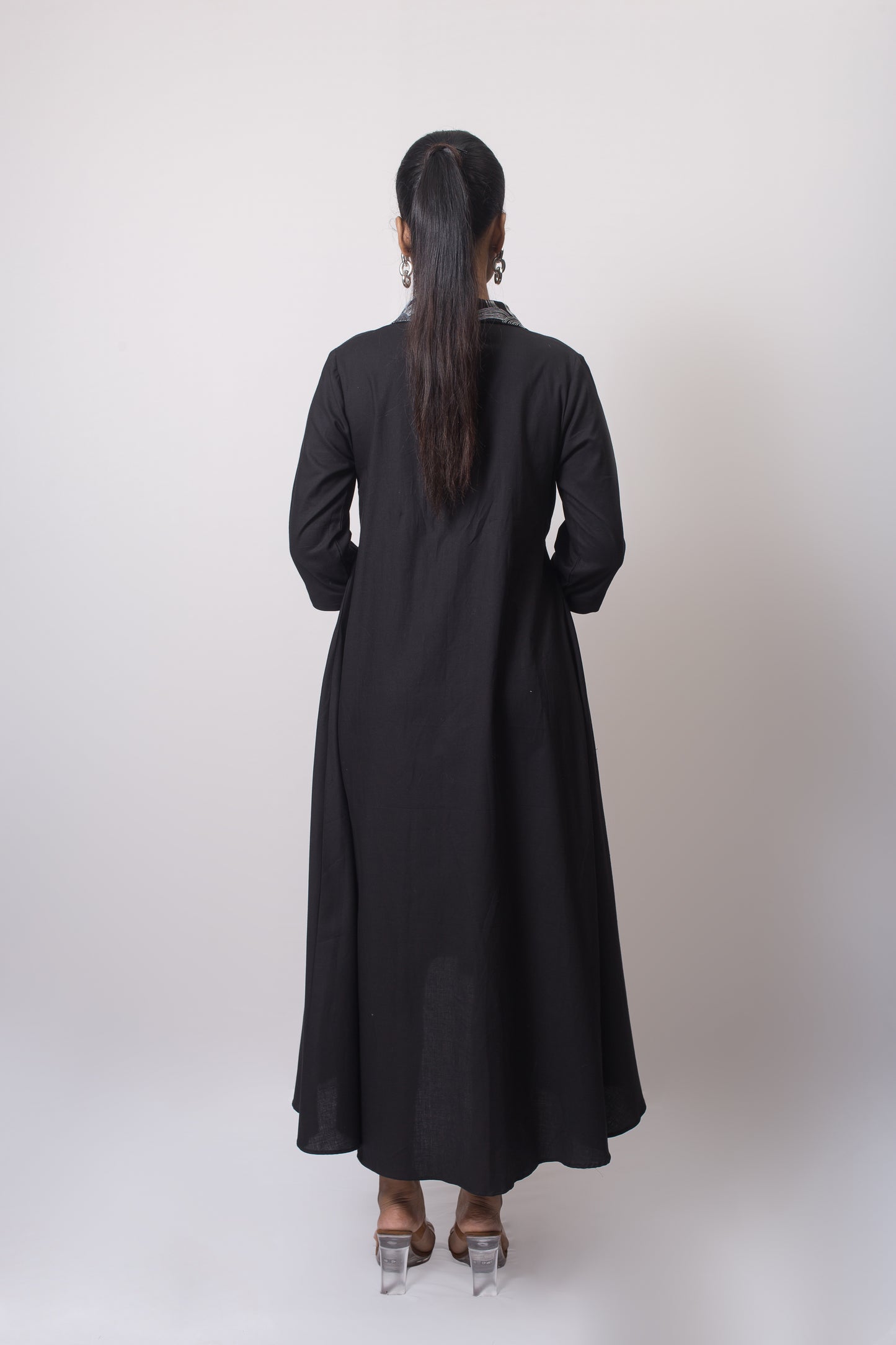 Elastic Waist Gather Dress - Arimi - House Of Design