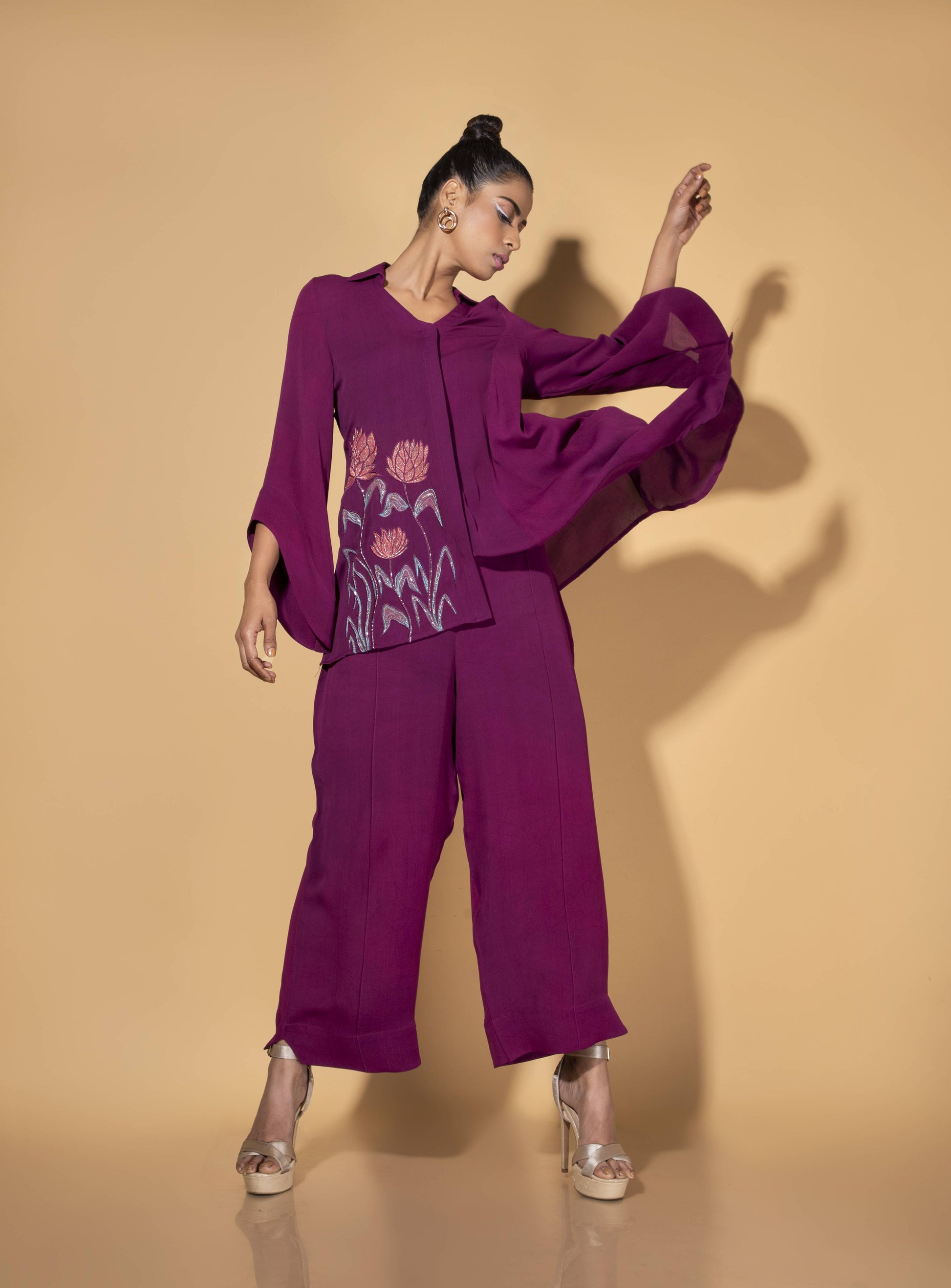 Composite Co-ord with Bias Panel - Arimi - House Of Design