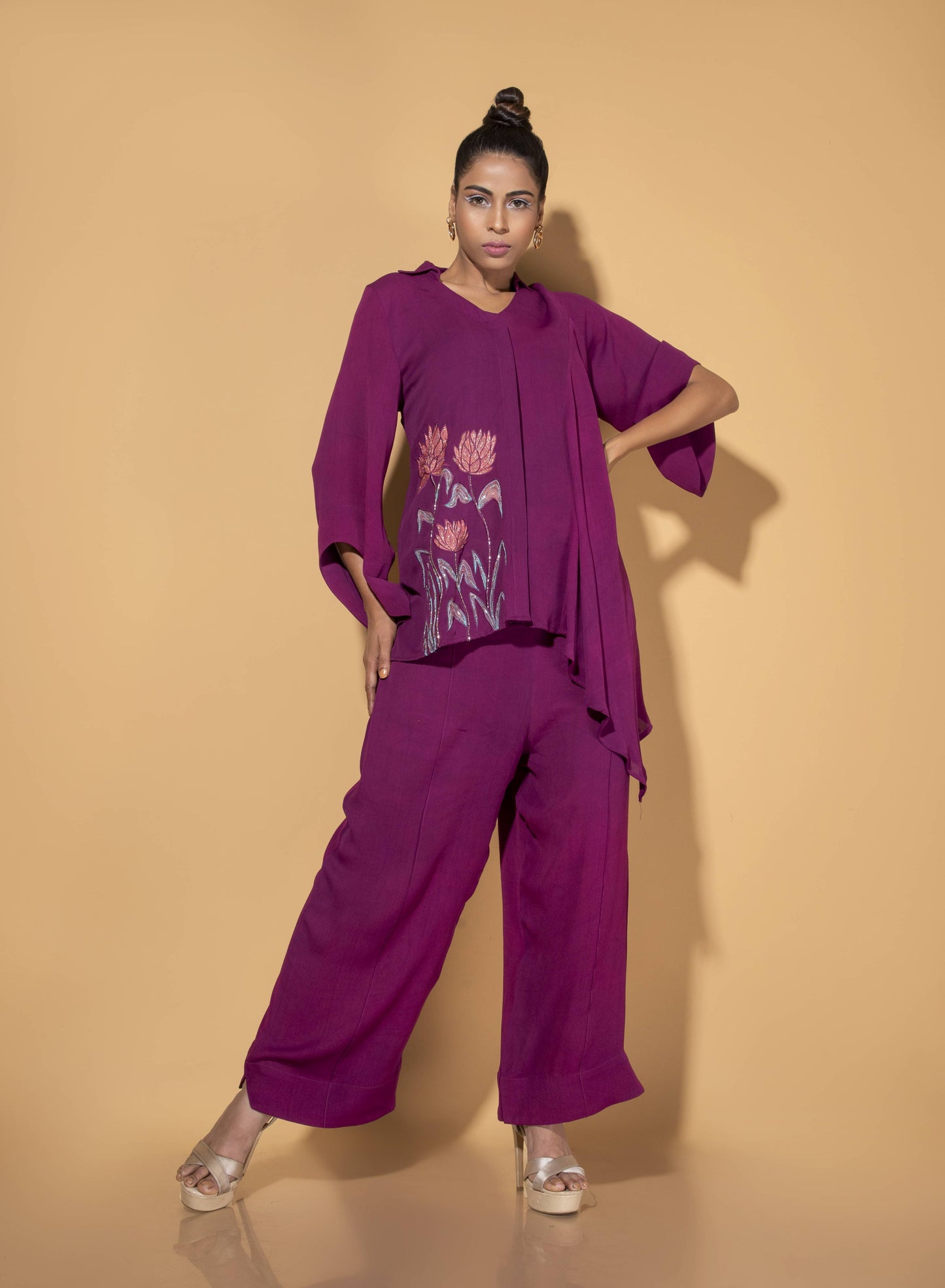 Composite Co-ord with Bias Panel - Arimi - House Of Design