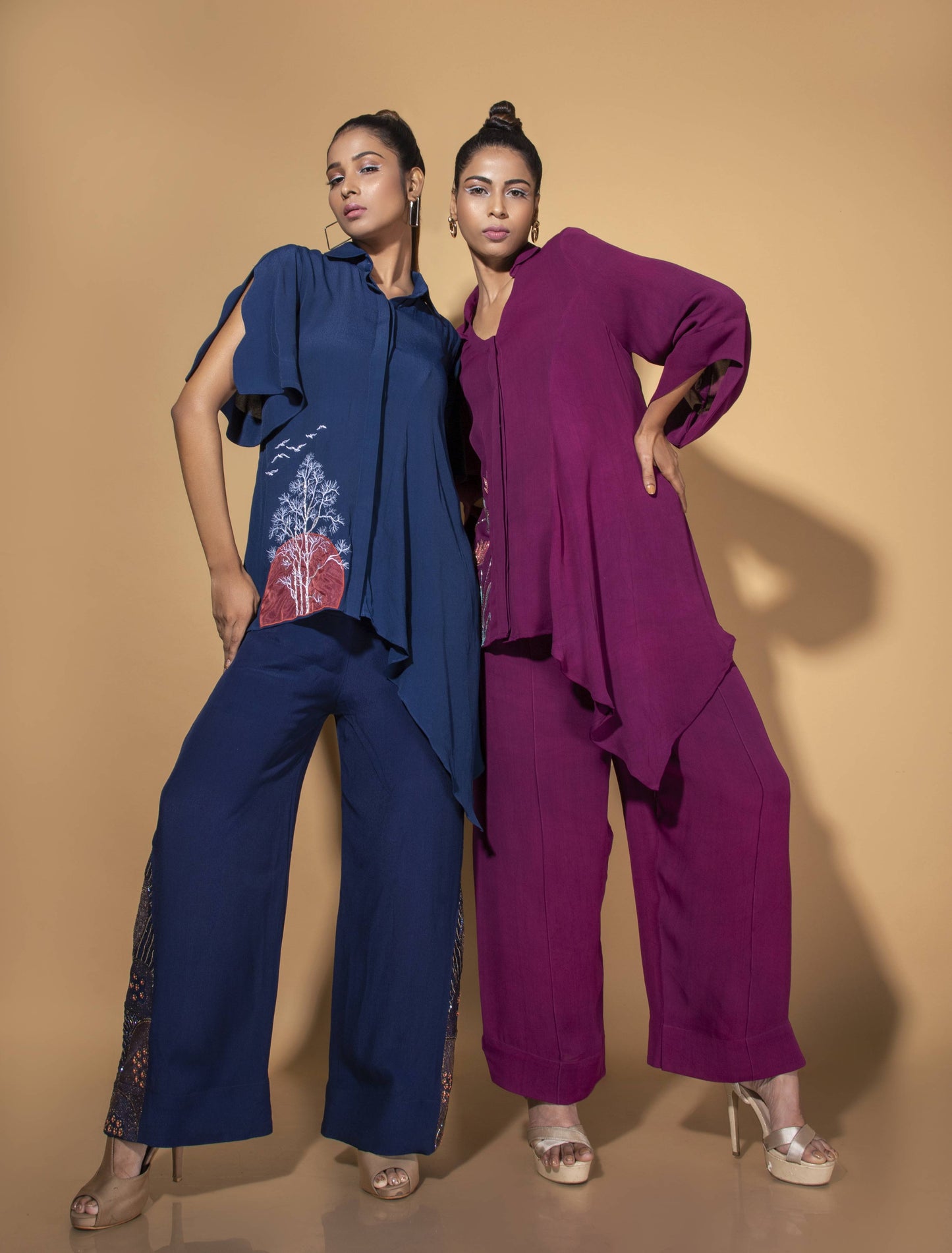 Composite Co-ord with Bias Panel - Arimi - House Of Design