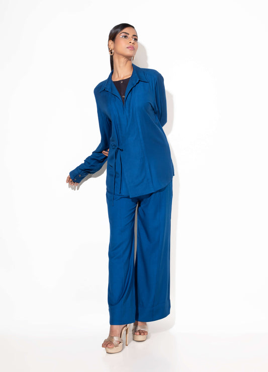 Hidden Layer Tie-up Co-ord Set - Arimi - House Of Design