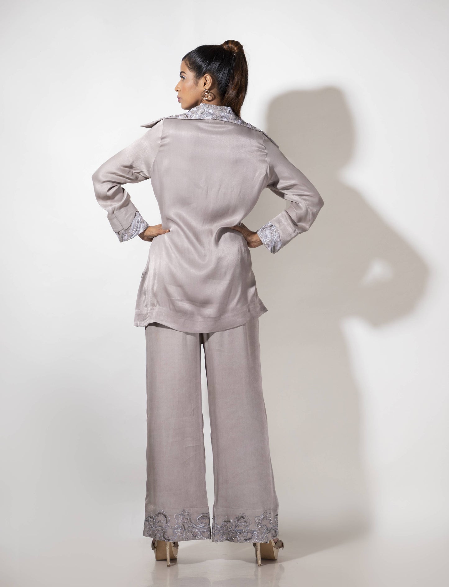 Wide Collar Co-ord Set - Arimi - House Of Design