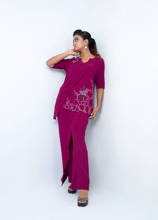 Asymmetric Layered  Cord set - Arimi - House Of Design