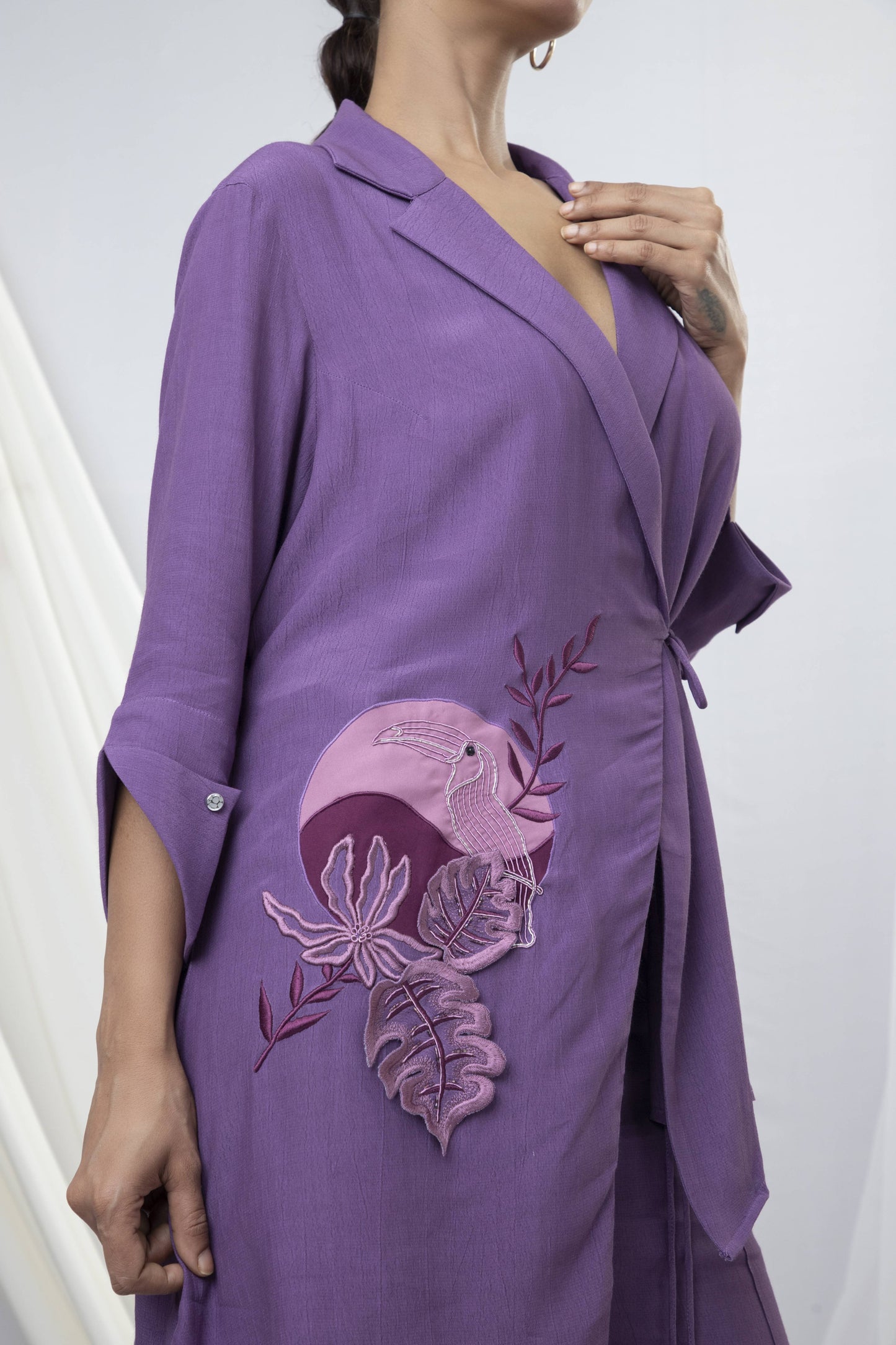 Tropical Elegance Tie-up Co-ord - Arimi - House Of Design