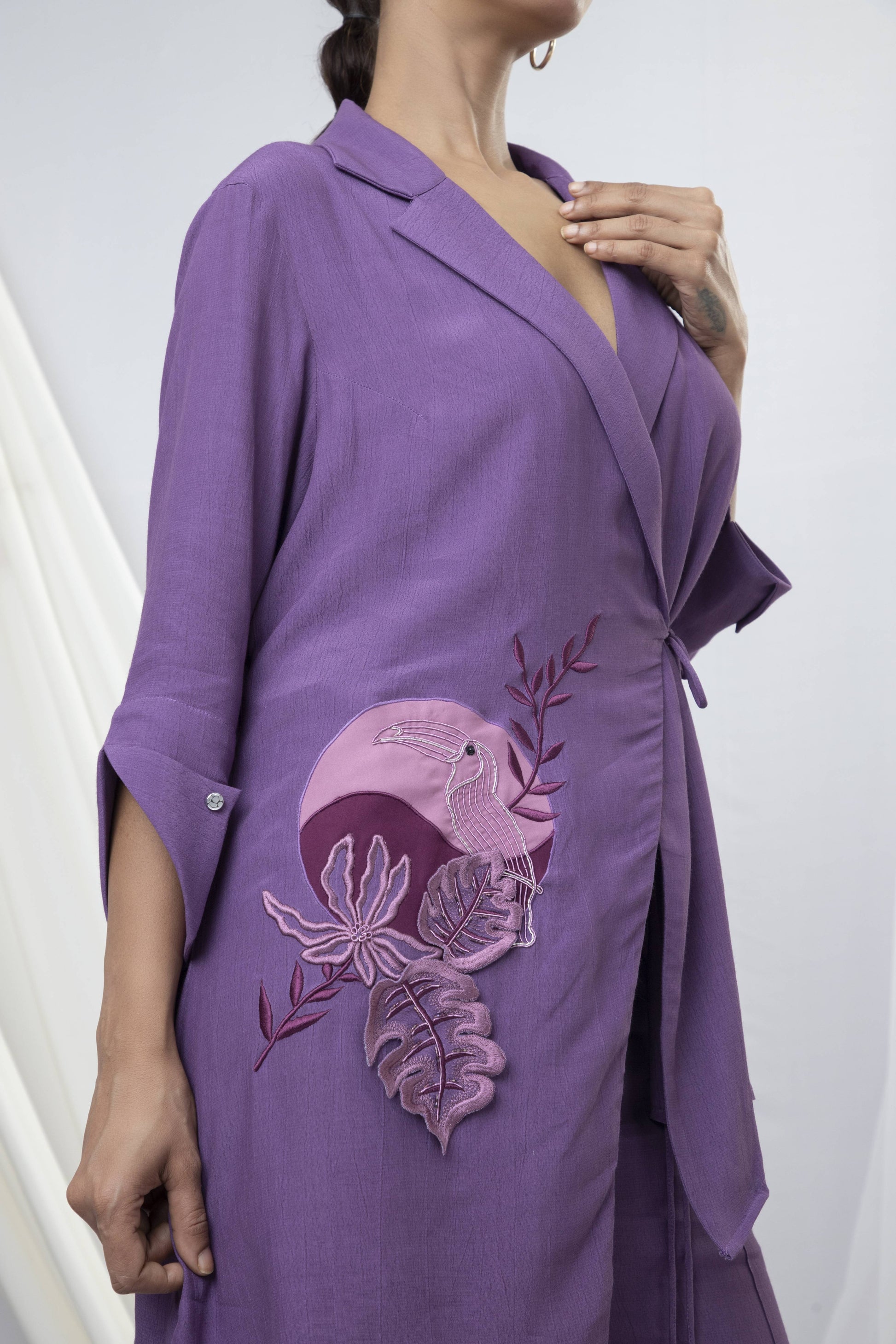 Tropical Elegance Tie-up Co-ord - Arimi - House Of Design