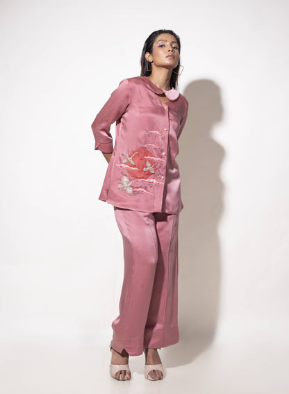 Dusk Embroidered Co-ord Set - Arimi - House Of Design