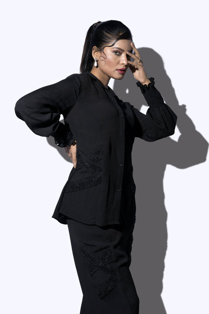 Tangle Twist Embroidered Cordset - Arimi - House Of Design