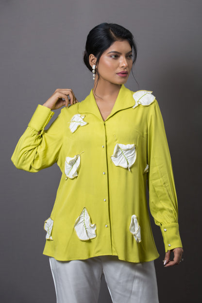 3D leaf shirt