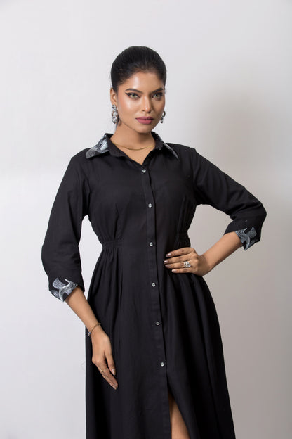 Elastic Waist Gather Dress - Arimi - House Of Design