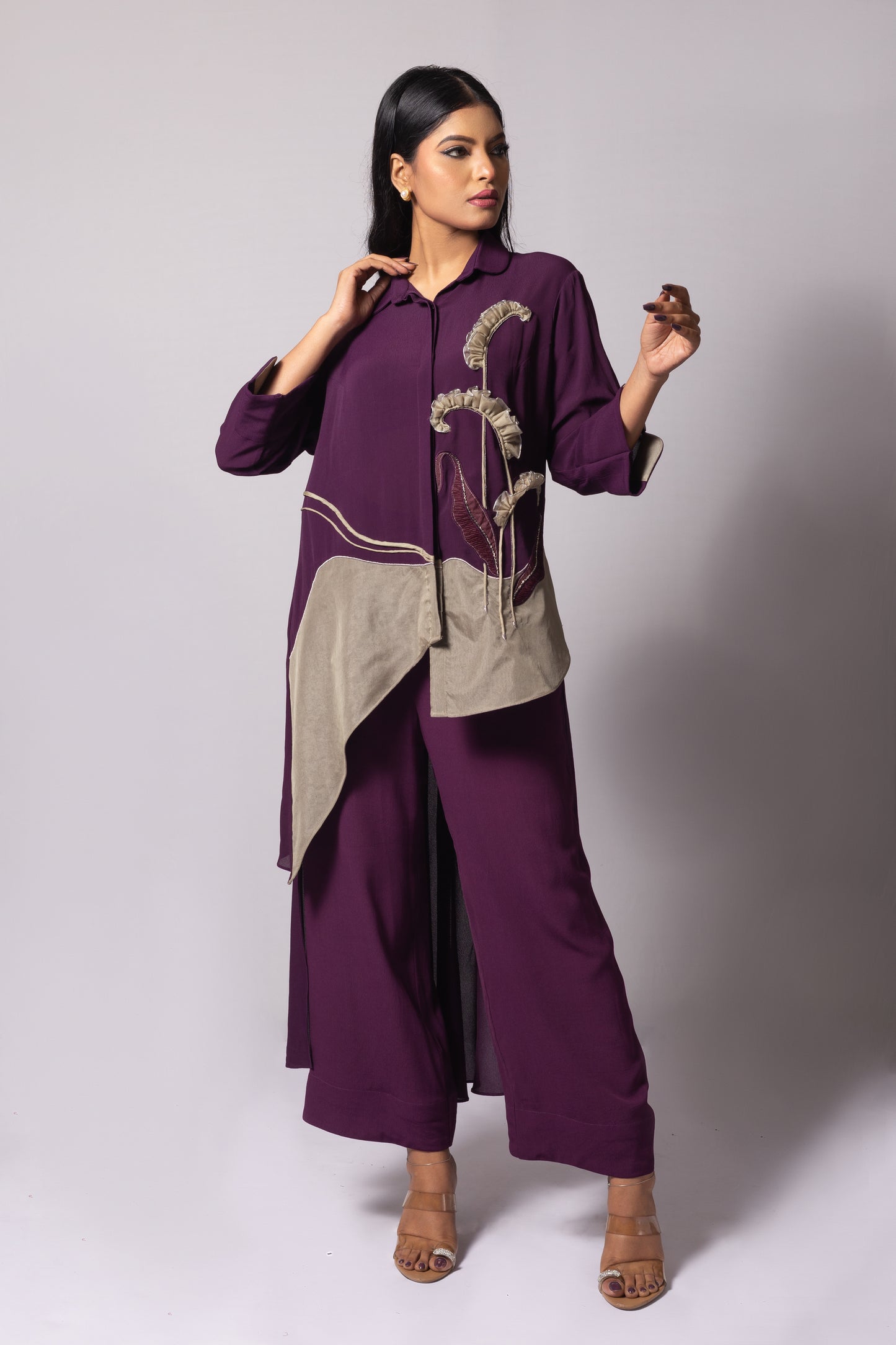 Offset Embellished Co-ord
