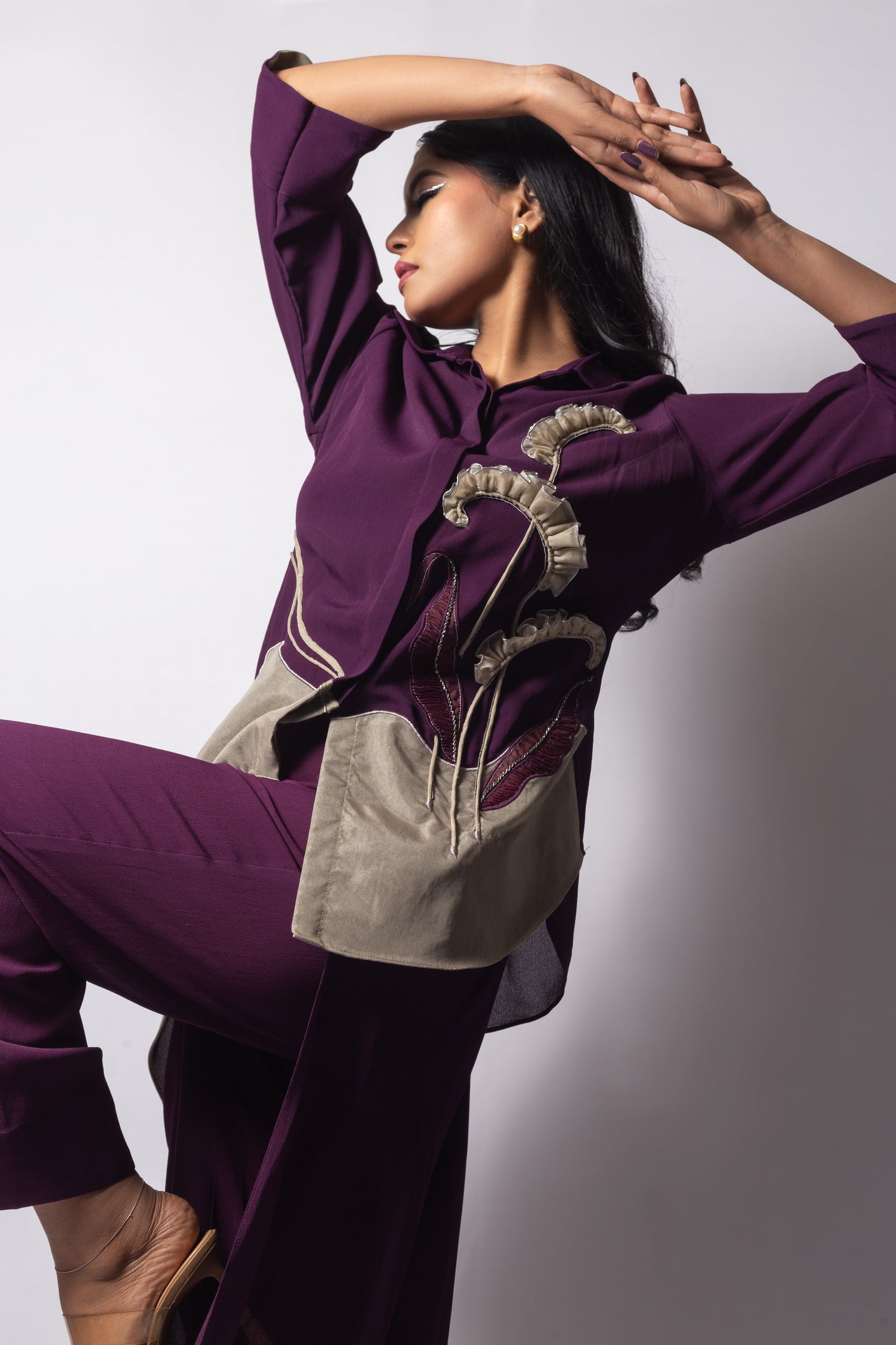 Offset Embellished Co-ord