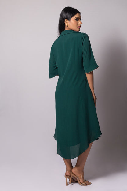 Peacock Collar Dress