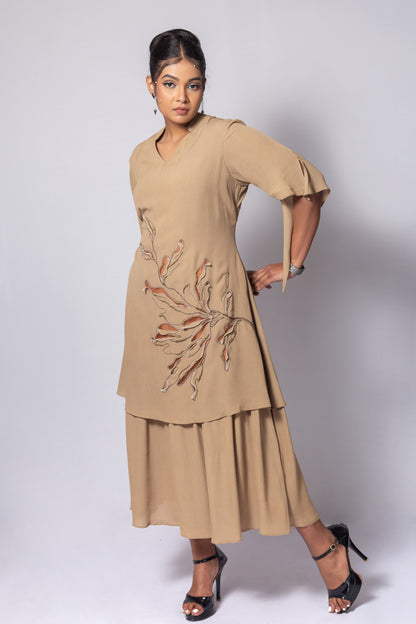 Fine Cut Layered Dress