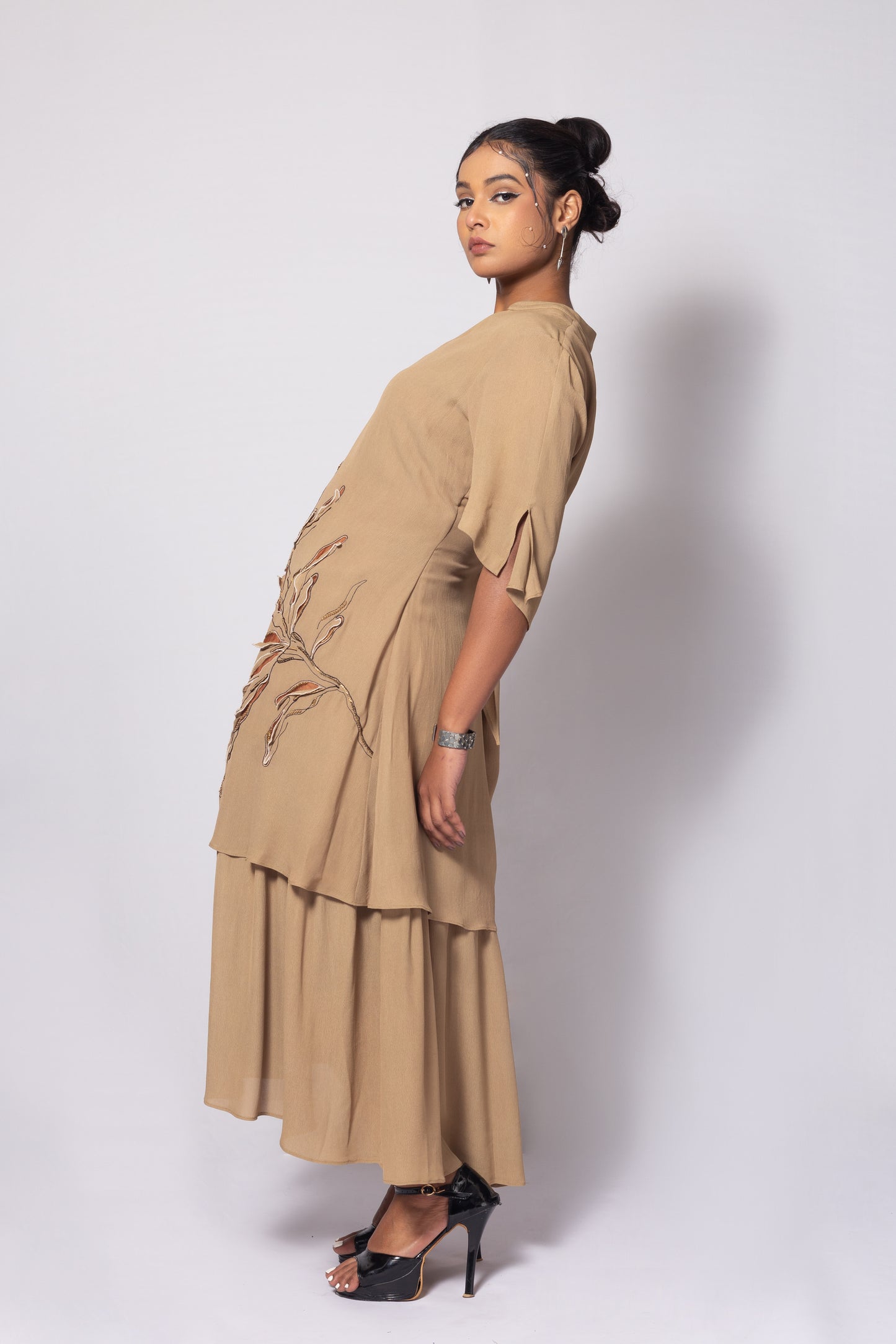 Fine Cut Layered Dress