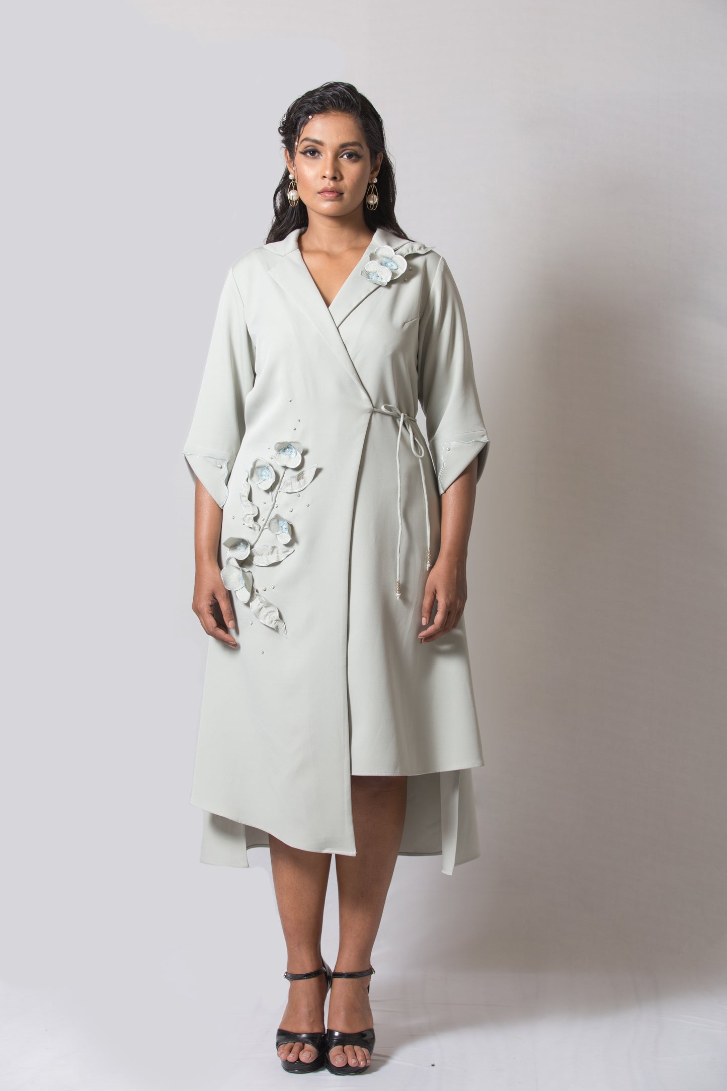 Blazer Tie up Dress