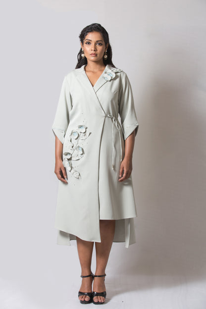 Blazer Tie up Dress