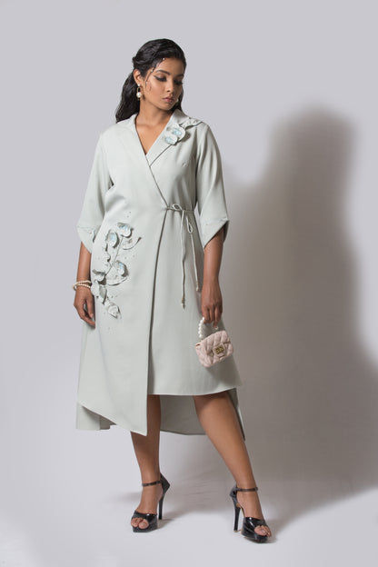 Blazer Tie up Dress