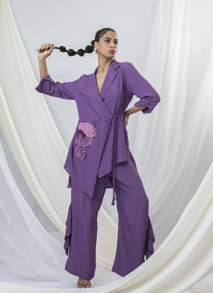 Tropical Elegance Tie-up Co-ord - Arimi - House Of Design